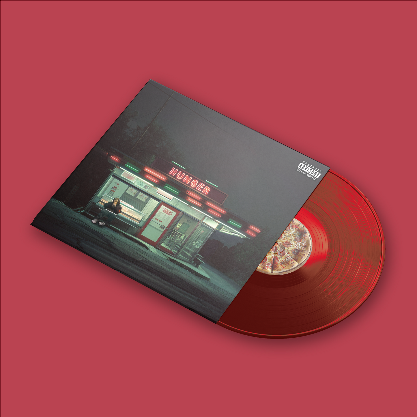 HUNGER VINYL (Transparent Red)