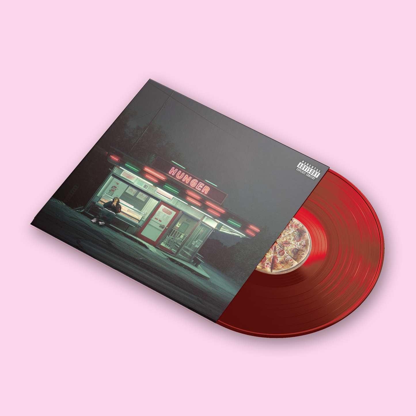 HUNGER VINYL (Transparent Red)